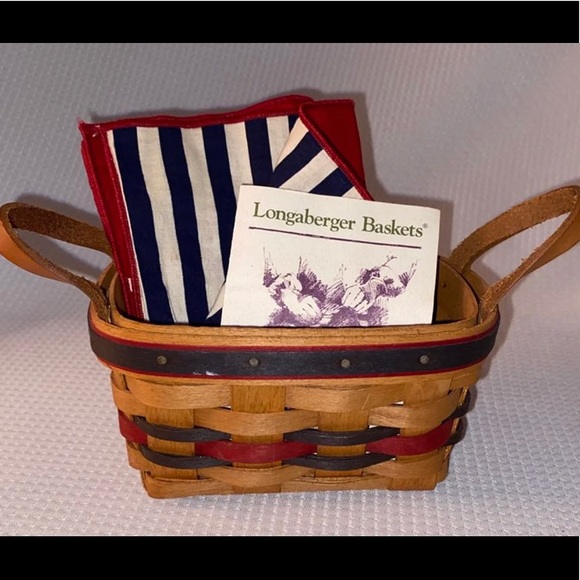 Longaberger 1993 All Star Basket # 14494 (With Liner & Tag) - Picture 1 of 10